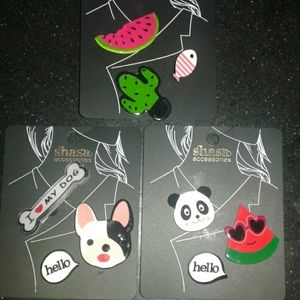 NWT set of 9 pieces Pin Brooches